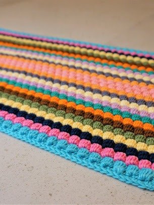 Bobble stitch doormat pdf pattern product image (4)