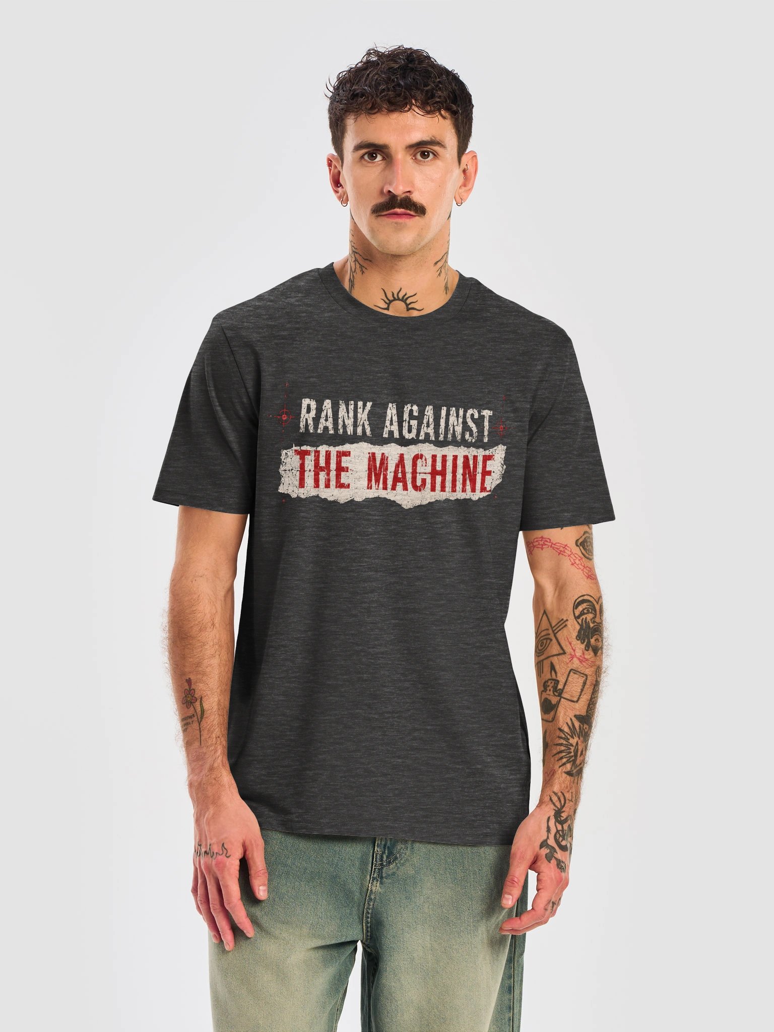 RANK AGAINST THE MACHINE — SEO Protest Tee product image (18)