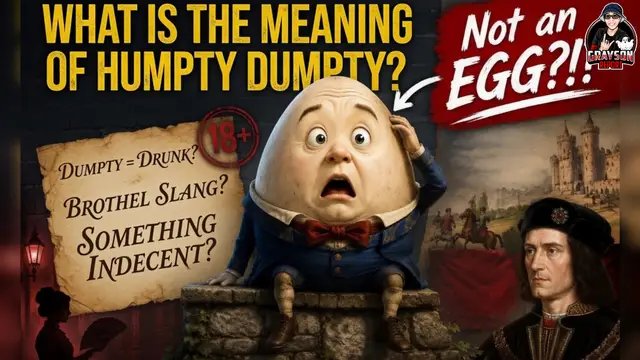 Did you know the story behind Humpty Dumpty?  Check out our latest video and Comment below! Link in the Bio or search Grayson Report on YT! #HumptyDumpty,#DarkHistory, #CreepyHistory, #NurseryRhymes, #scarystories 
