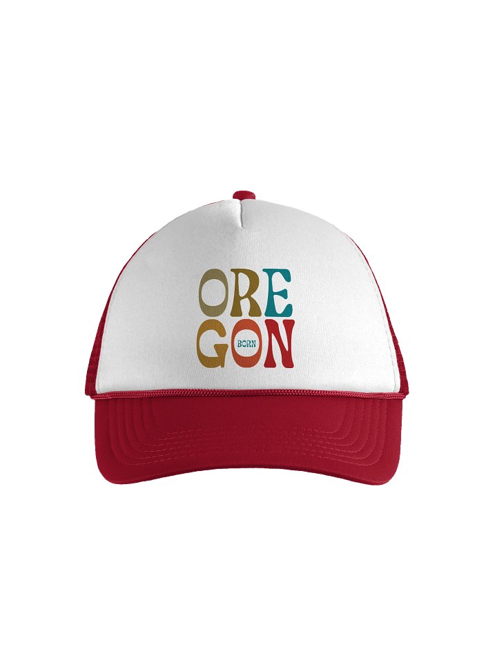Funky Vintage Oregon Born Foam Trucker Hat product image (1)