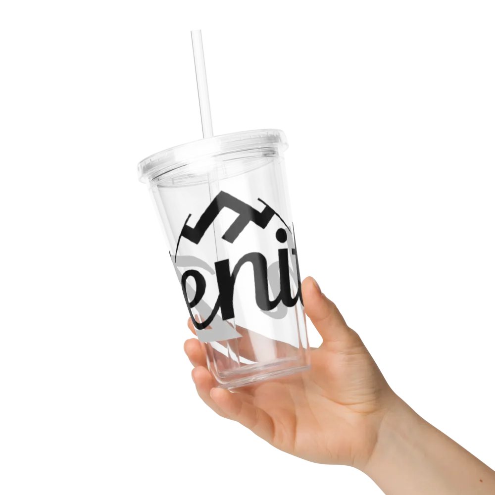Zenith 16oz Double Wall Insulated Clear Tumbler with Mountain Design product image (8)