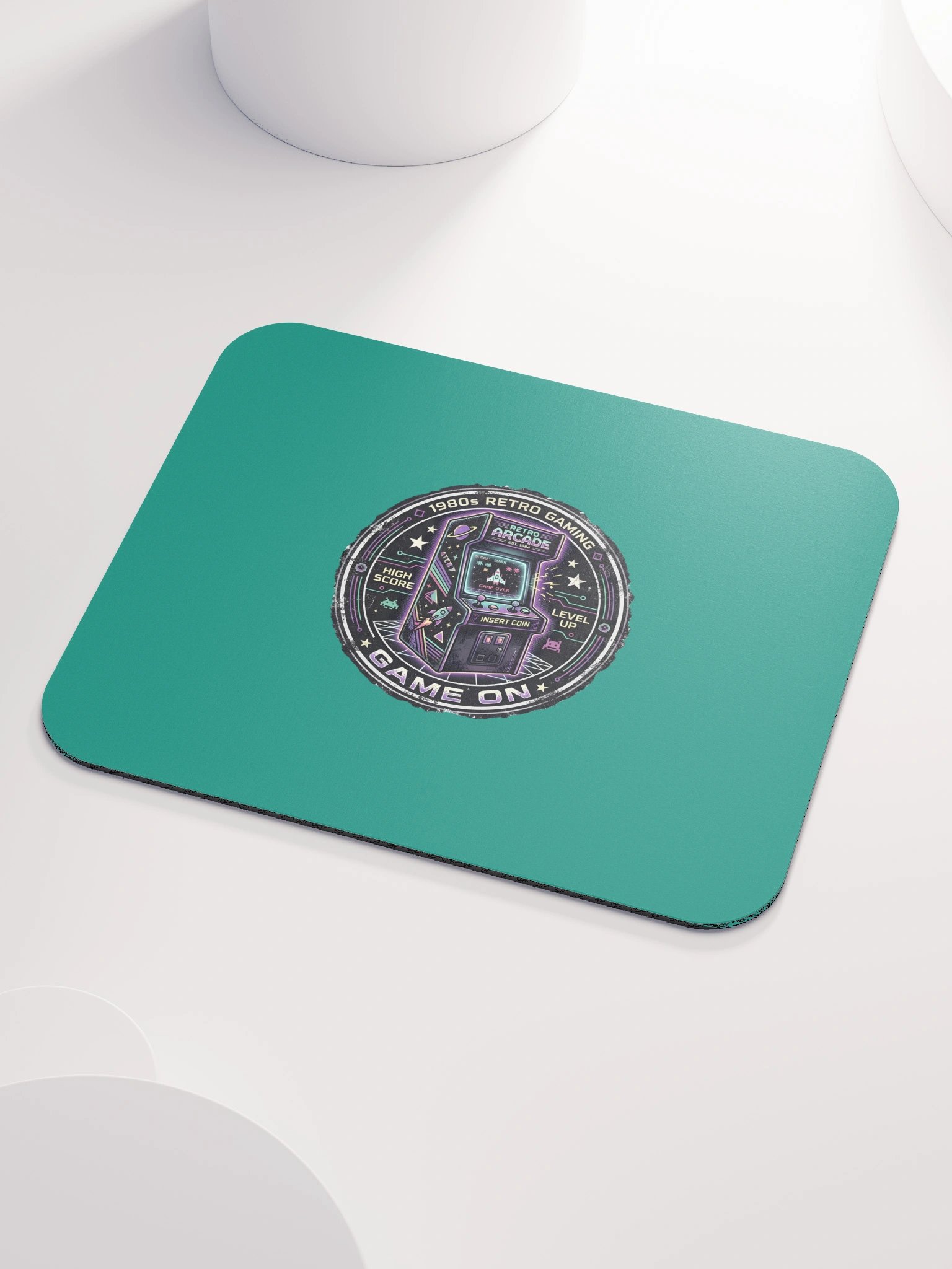 1980s Retro Gaming Arcade Mouse Pad product image (3)
