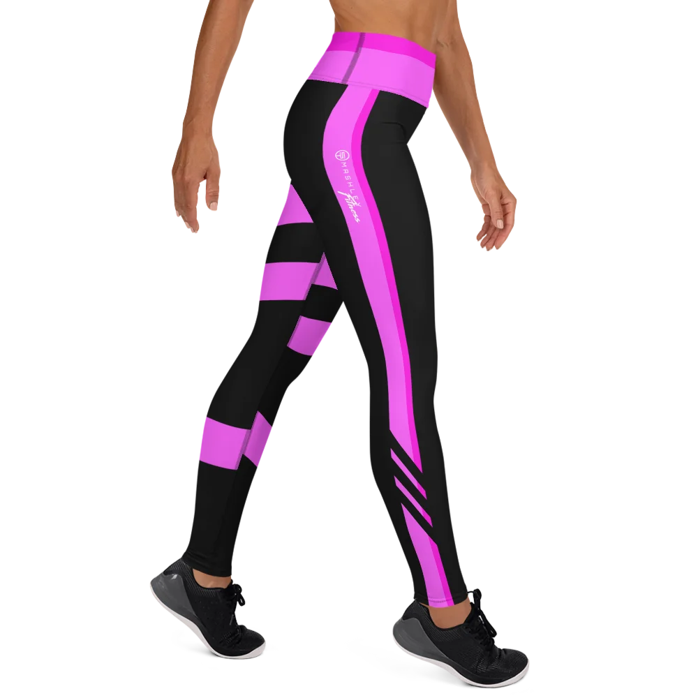 Smashley Fitness - Fitness Pink Yoga Leggings product image (9)