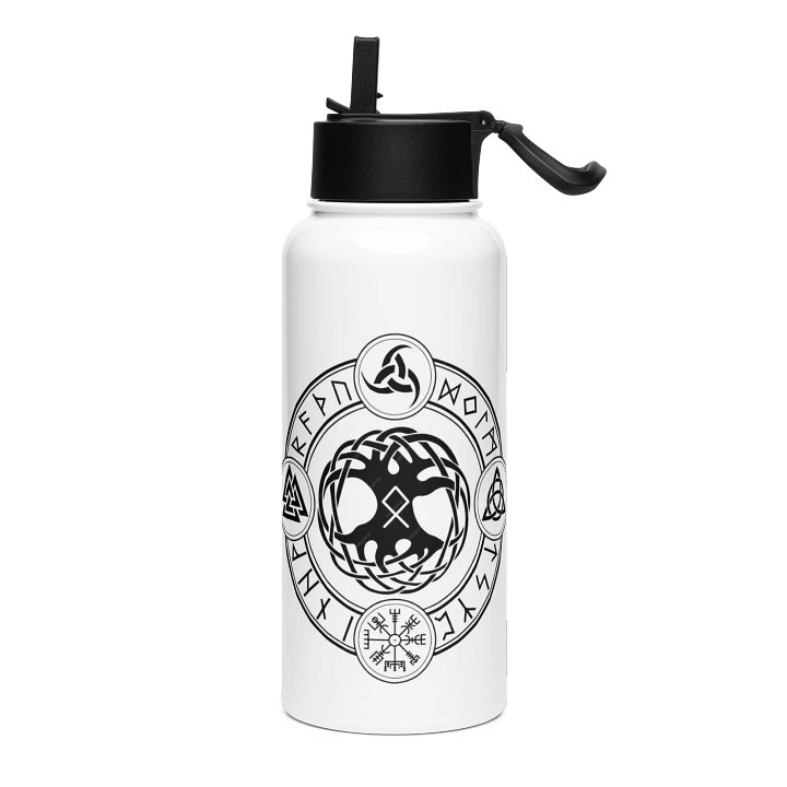 Forged In Valhalla: World Tree & Runes Hydration Bottle product image (1)