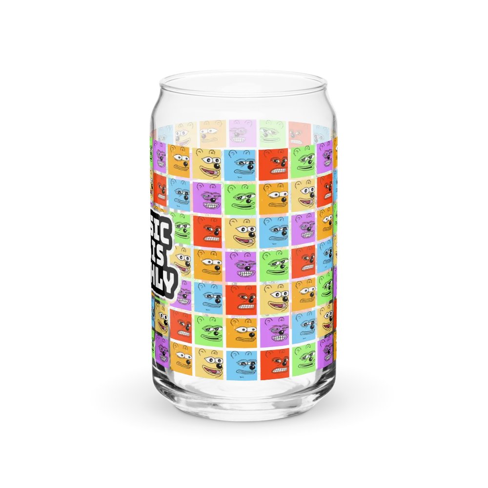 CTM Throwback Bear Tribute Can Glass product image (3)