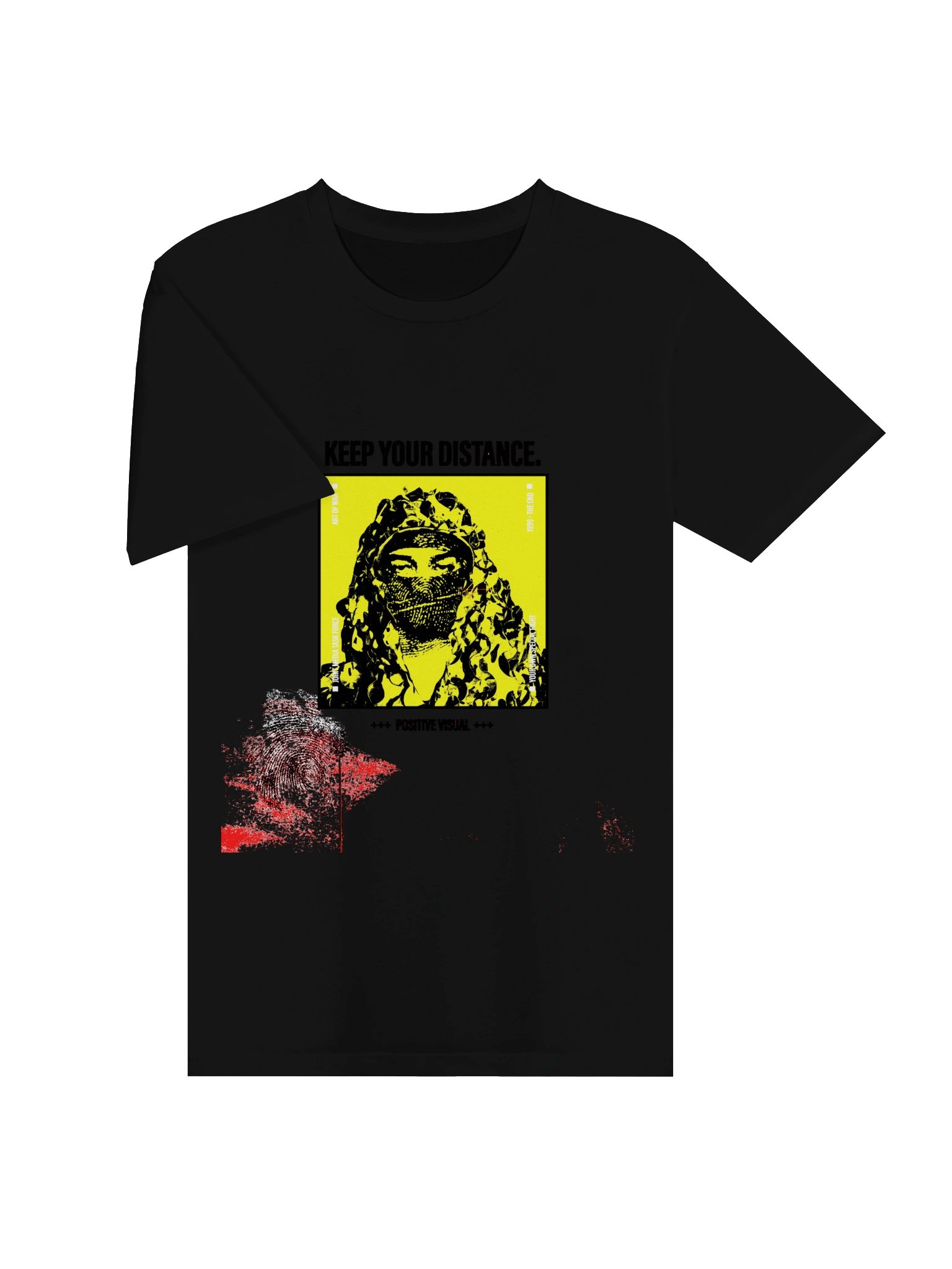 Keep Your Distance Glitch Poster Tee product image (5)
