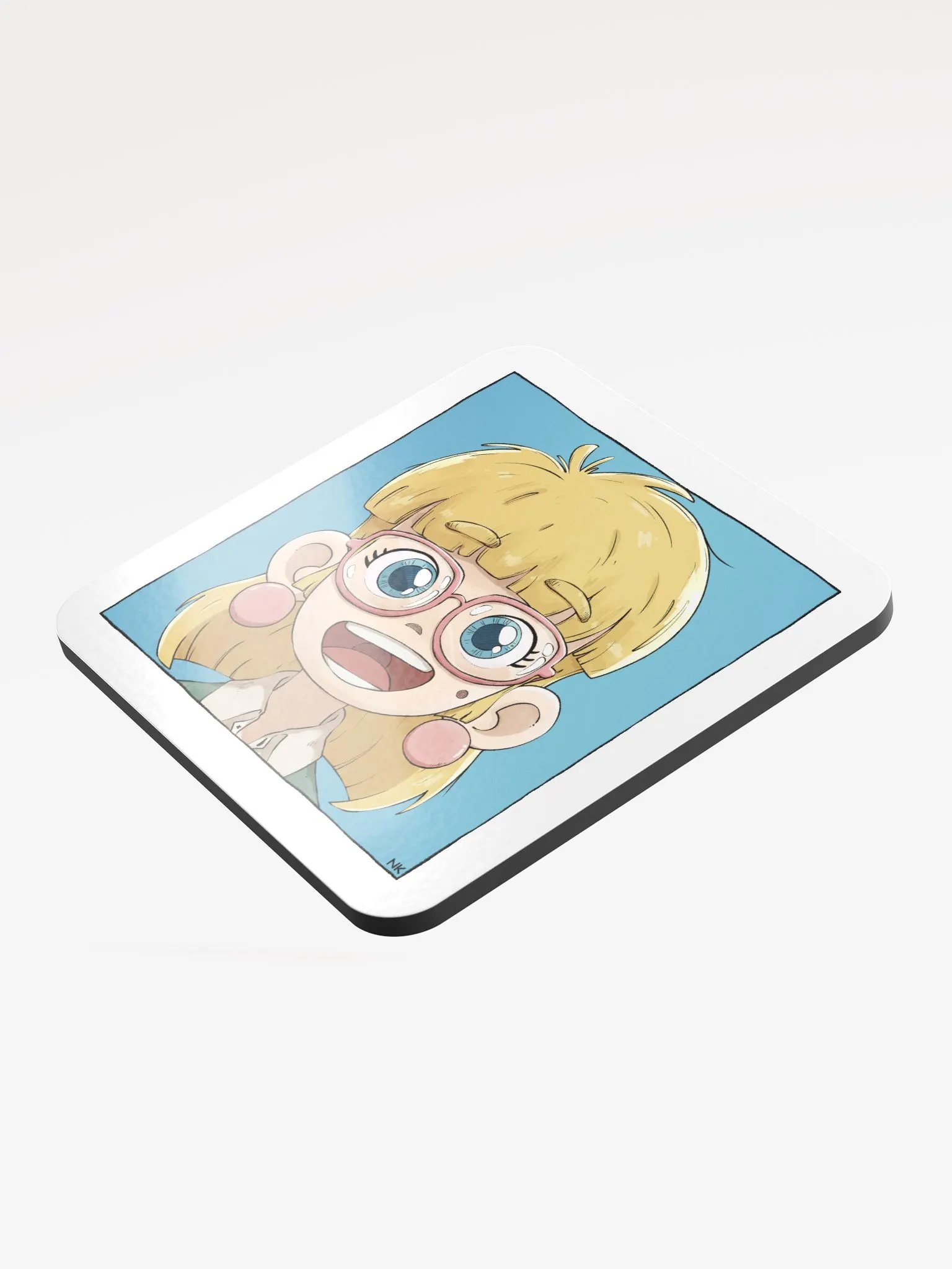 Lily | Glossed Cork Coaster product image (3)