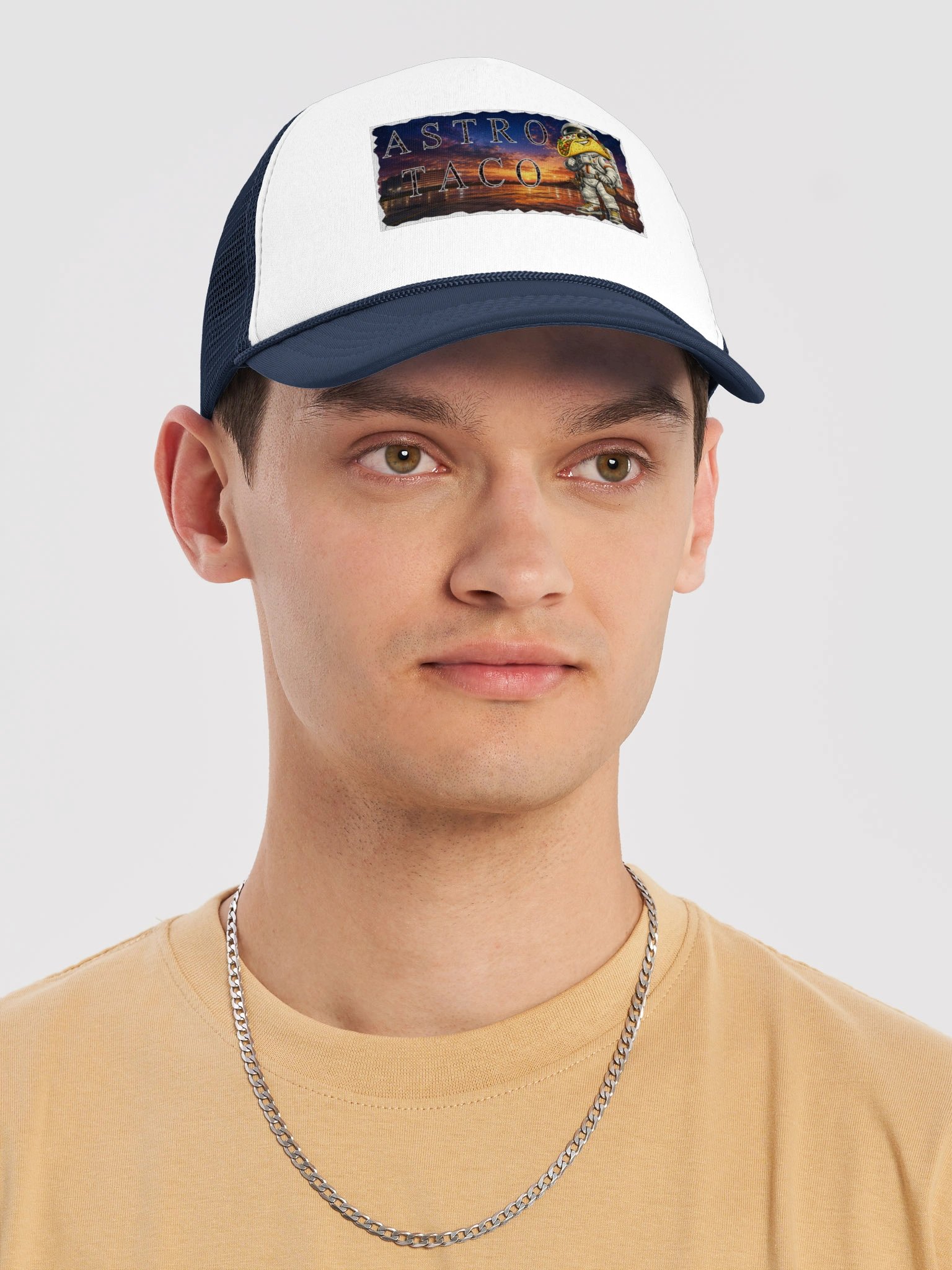 Astro Taco Sunset Trucker Hat - The Taco Family product image (29)
