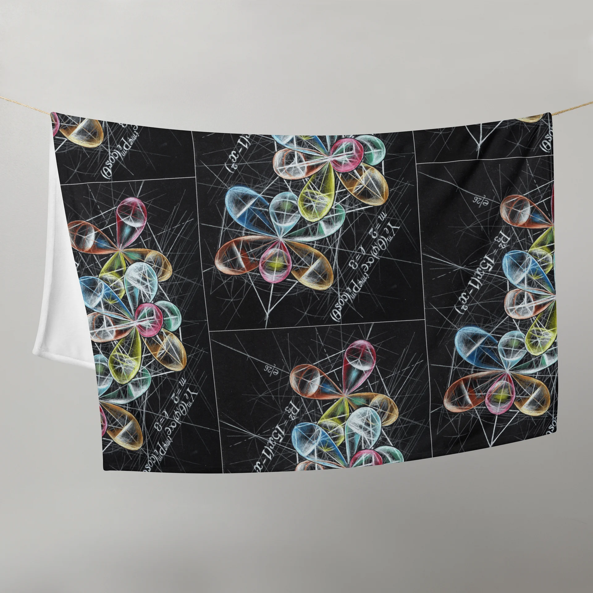 Spherical Harmonic Geometric Physics Art Blanket product image (4)