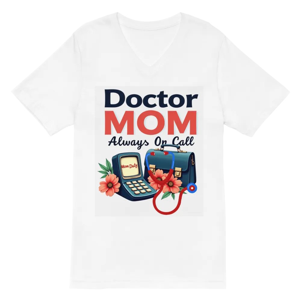 Doctor MOM Always On Call V-Neck Tee product image (2)