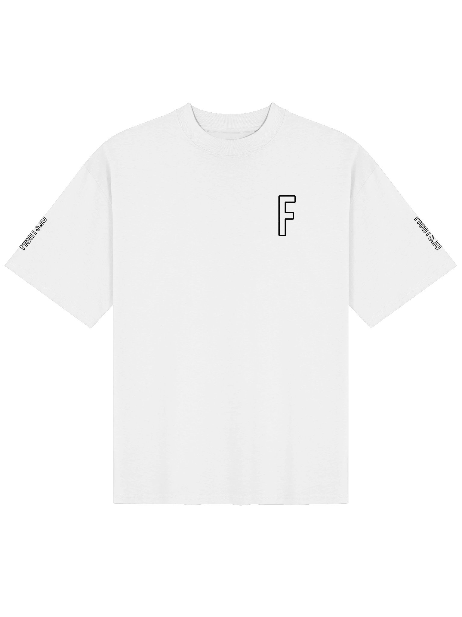 HALOGEN White/Black Oversize Tee product image (1)