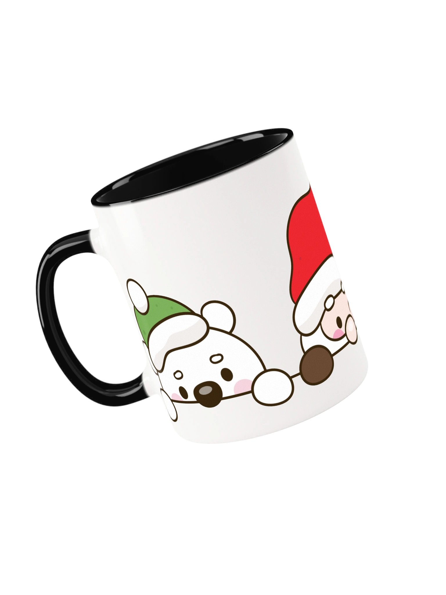 Cute Christmas Peeking Characters Mug product image (29)