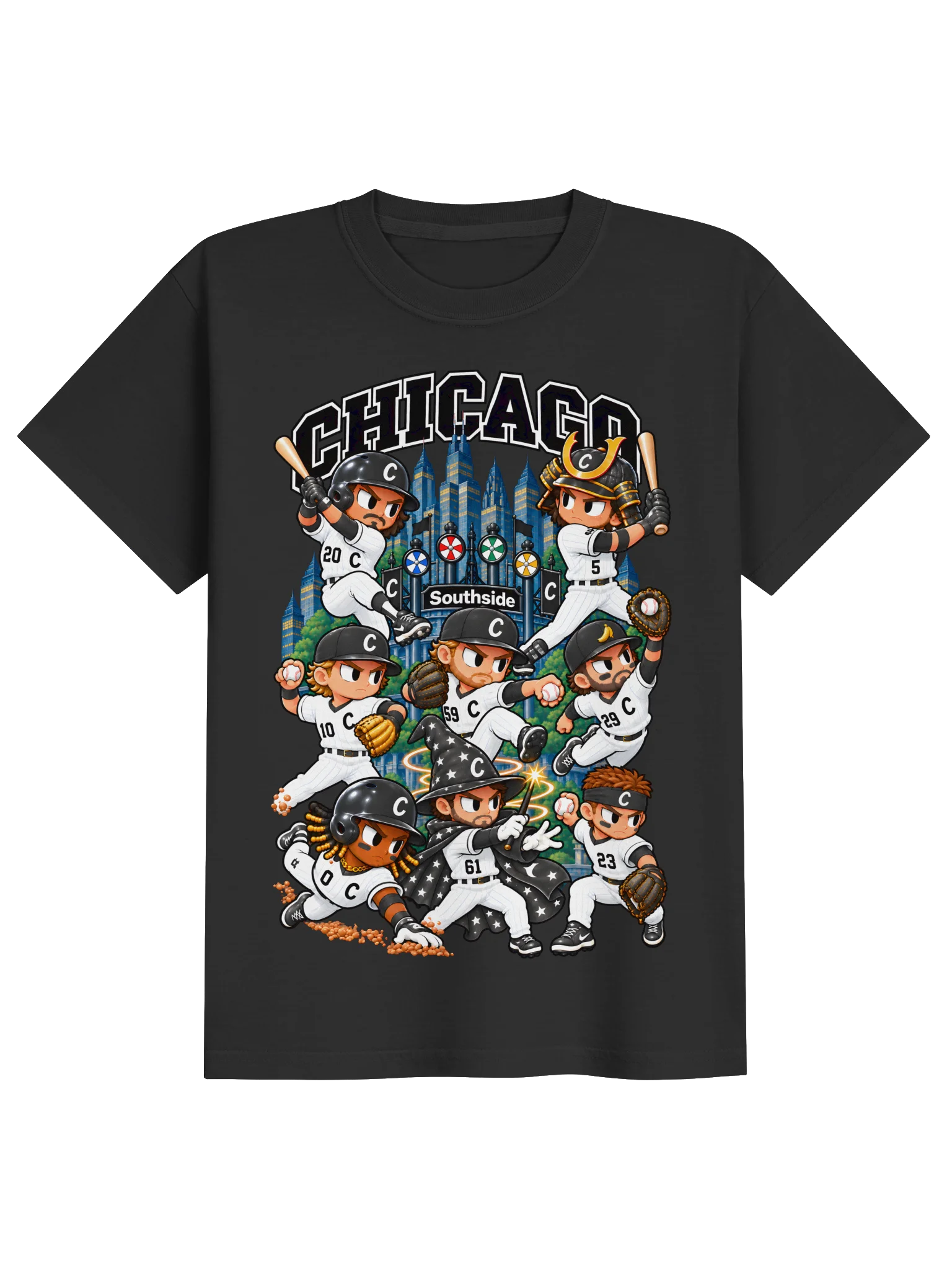 Chicago Southside Baseball 2026 Animated Player T-Shirt - Kids product image (2)