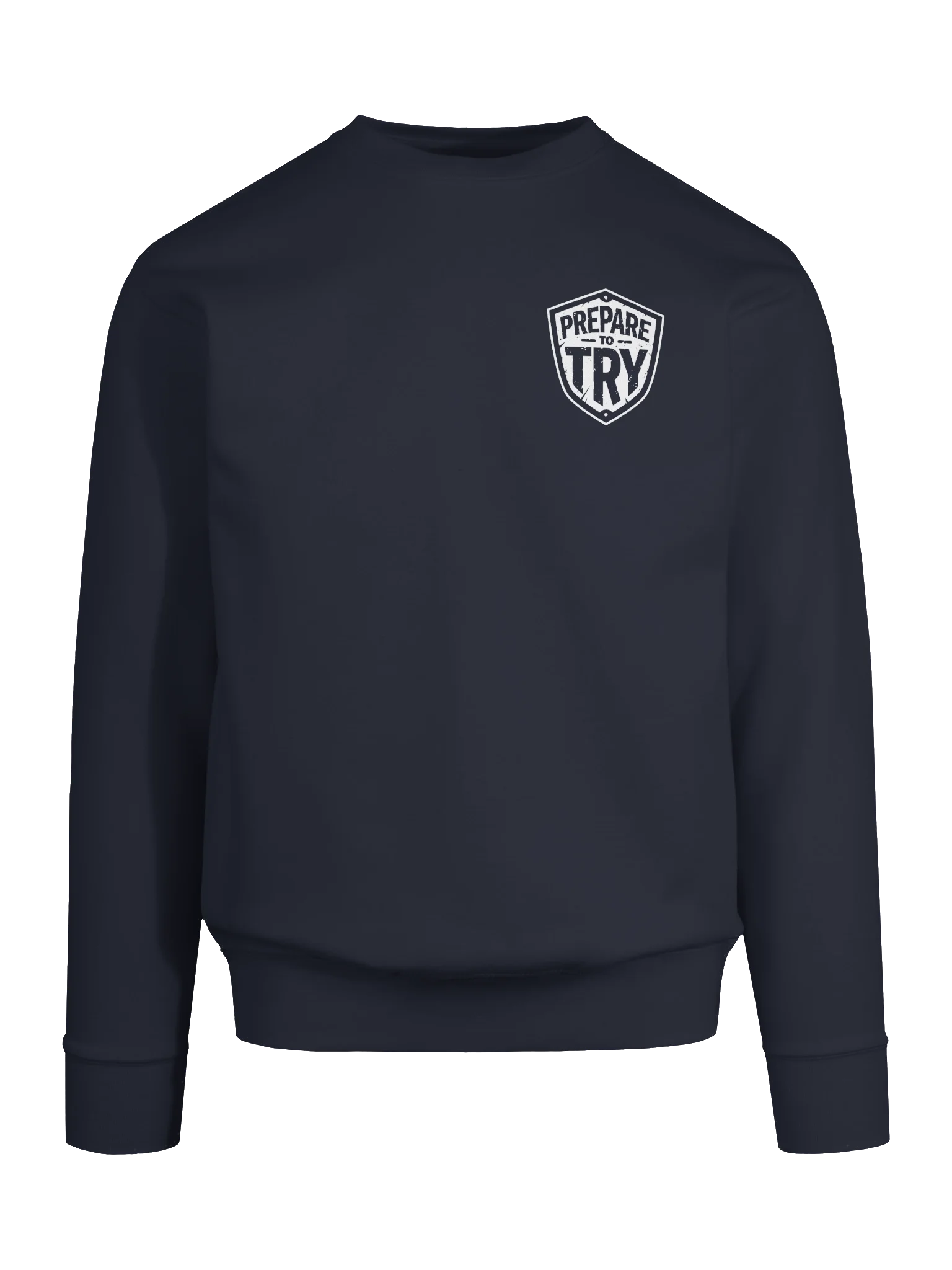 Prepare To Try Sweatshirt (White Shield) product image (6)