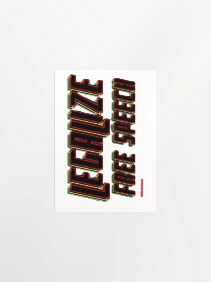 LEGALIZE FREE SPEECH product image (1)