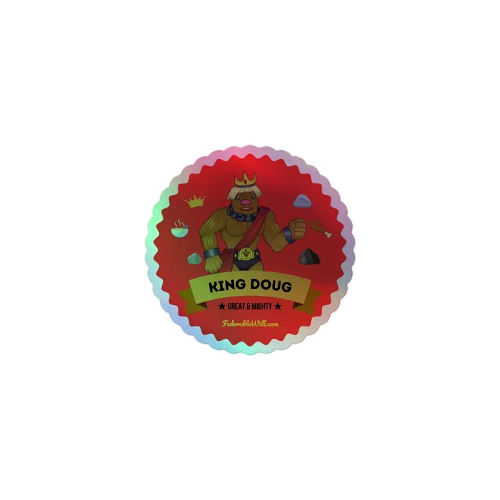 ZQ Holo Sticker: King Doug product image (1)