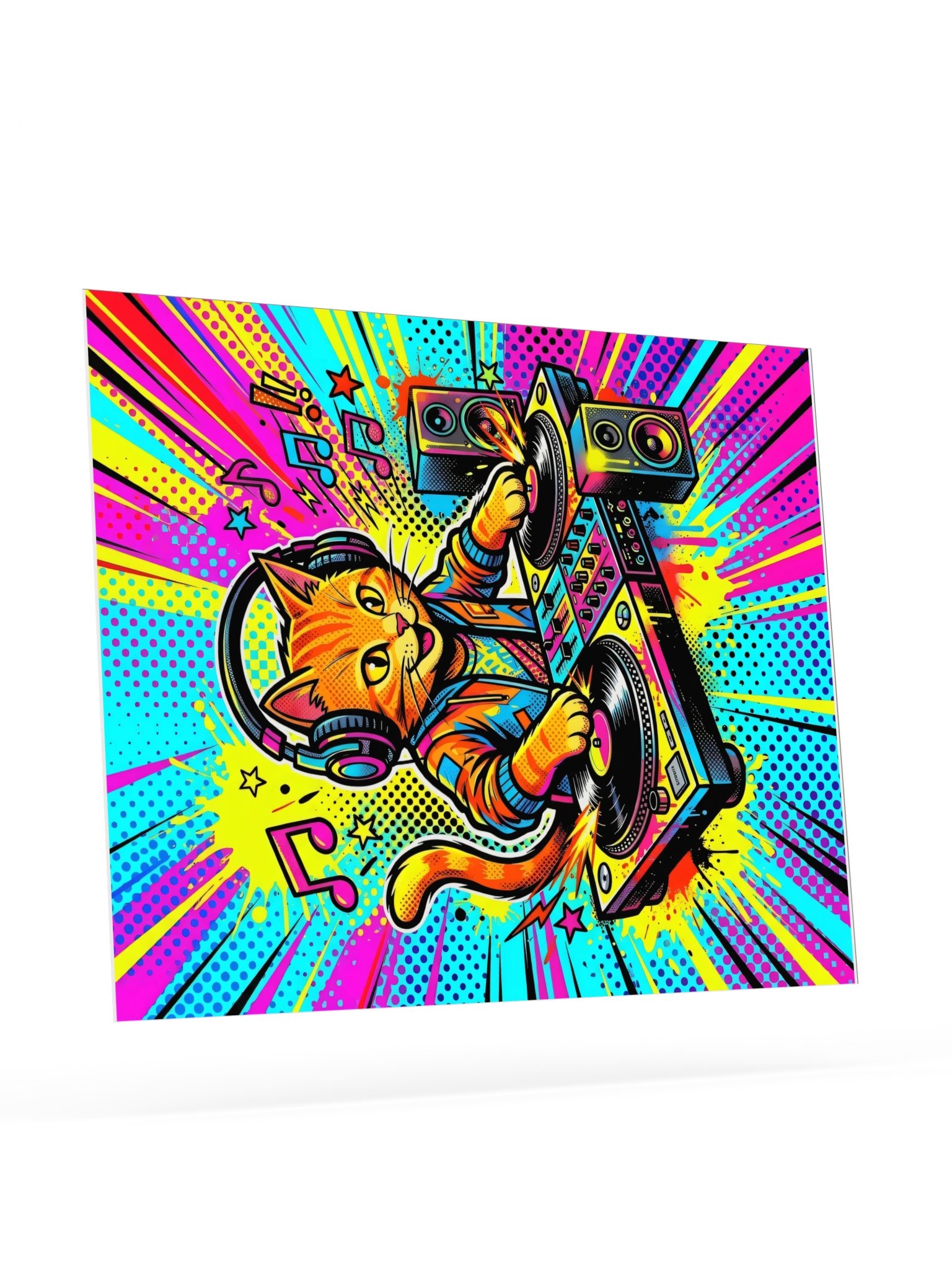 DJ Orange Cat Poster product image (23)