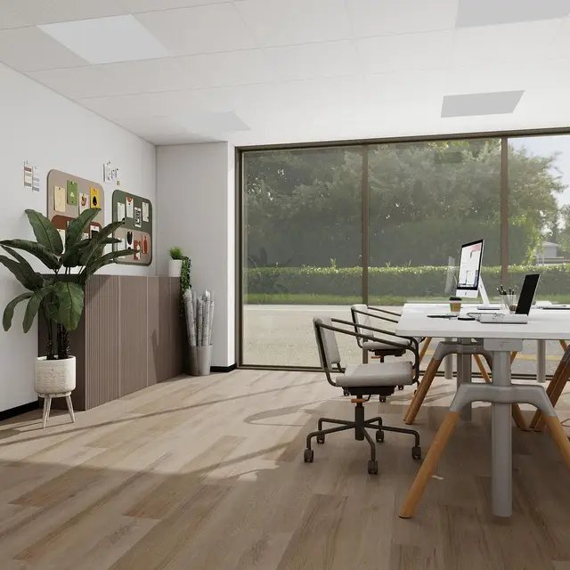 Sorrento timber tone, soft underfoot. Cozy for family rooms and calm bedrooms. £38.75 per m2 🌿 - Ready to shop? Check out the link in our bio! #BerryAlloc #ZennFlooring #TimberLookFlooring #LivingRoomIdea #BedroomDecor #CozyHomeFlooring