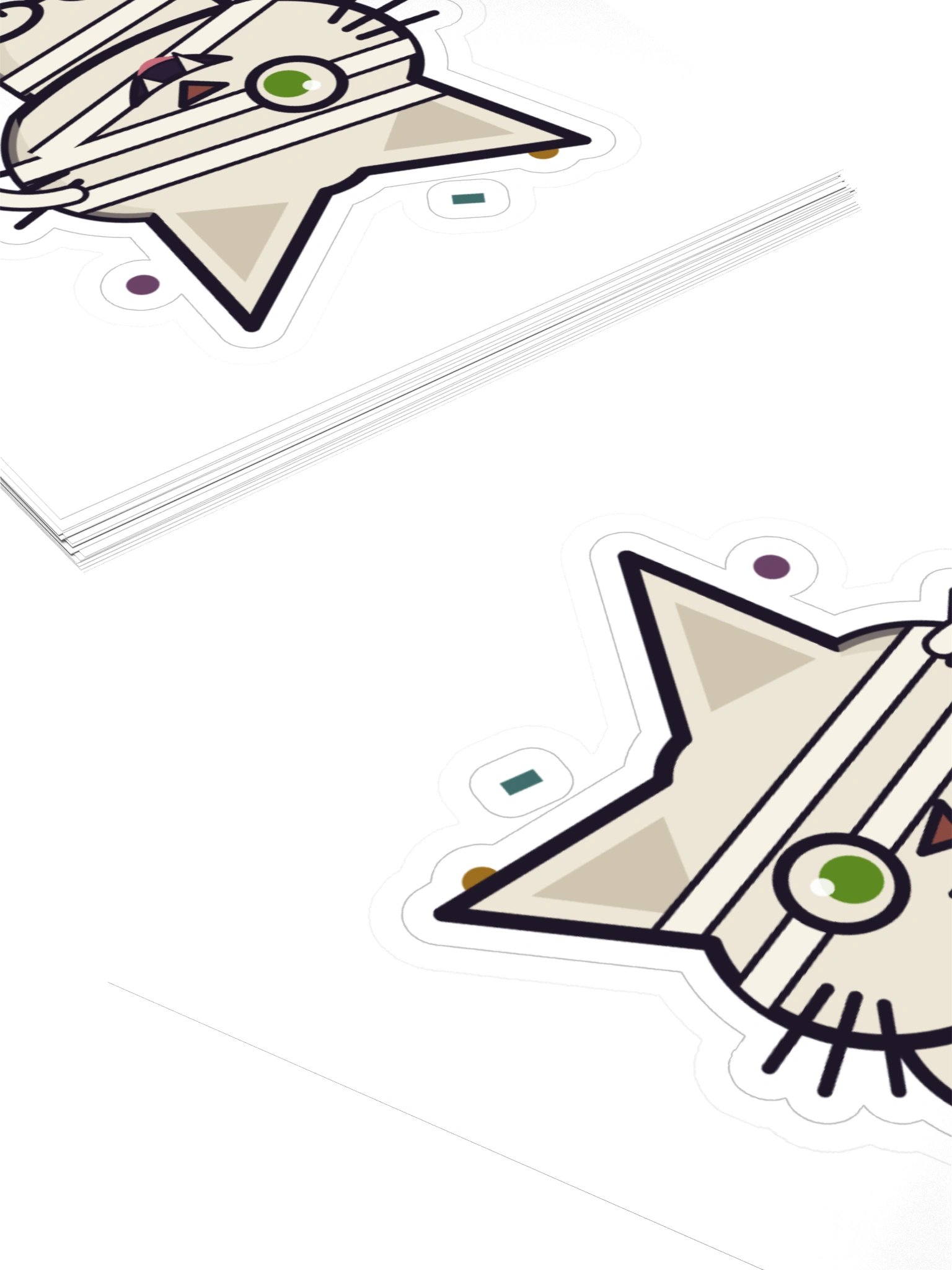 Anniversary Mummy Zombie Cat Laptop Sticker, 3 Inch product image (4)