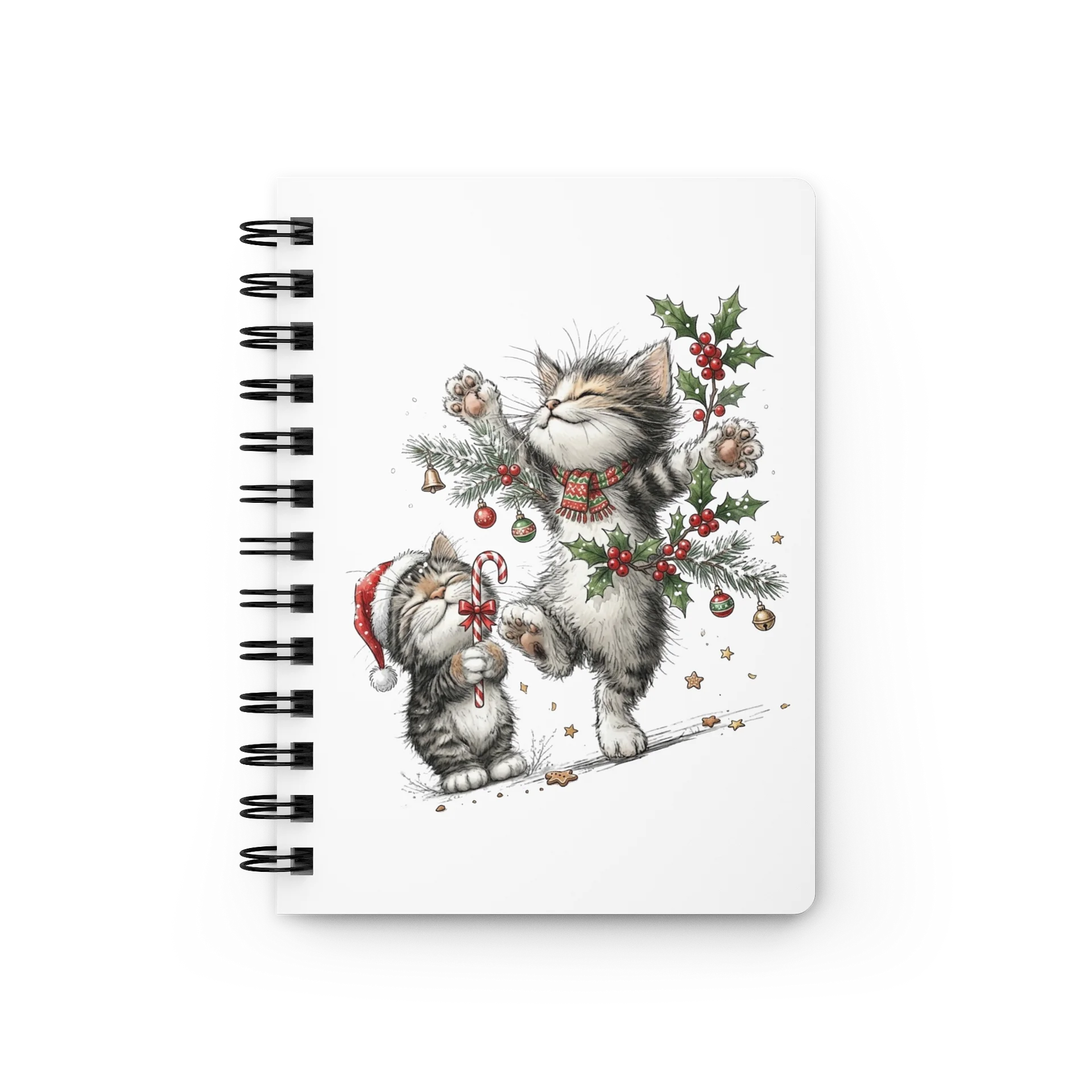 Christmas Cats Spiral Journal product image (1)