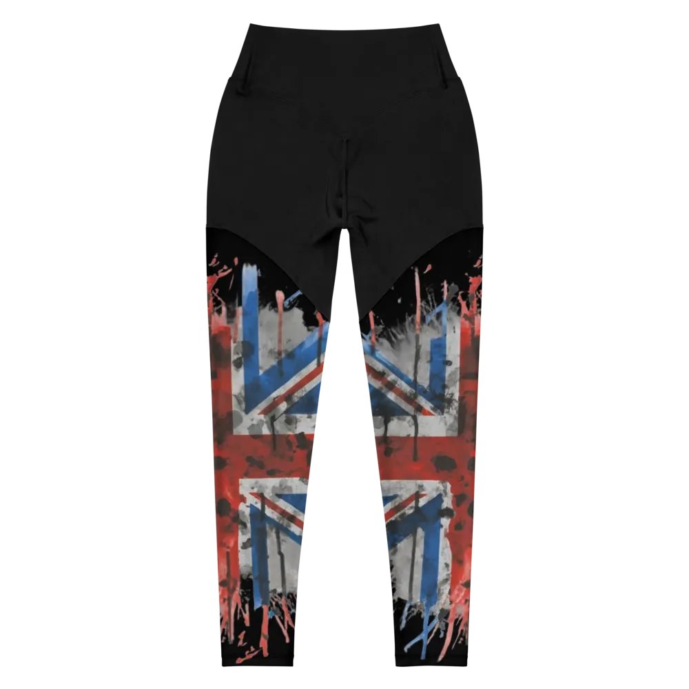 Urban Graffiti Union Jack Split leggings product image (8)