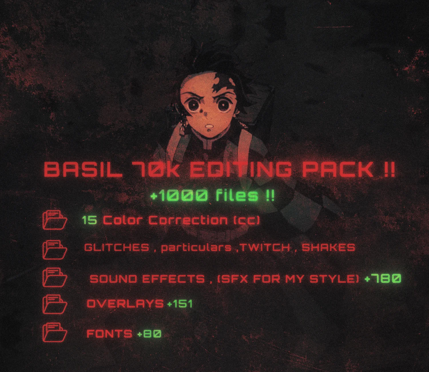 BASIL 70K FULL EDITING PACK product image (1)