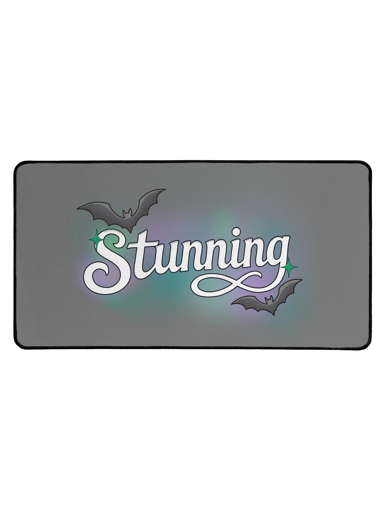 Stunning - White Desk Mat - Smoke product image (1)