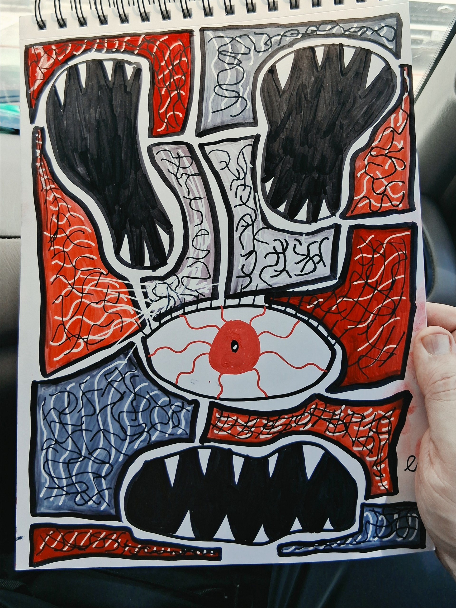 Mental Madness Original Drawing product image (1)