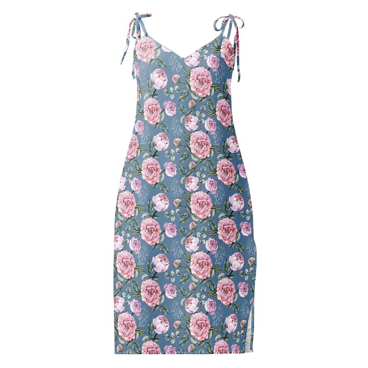 Peony Blue Floral Slip Dress product image (1)