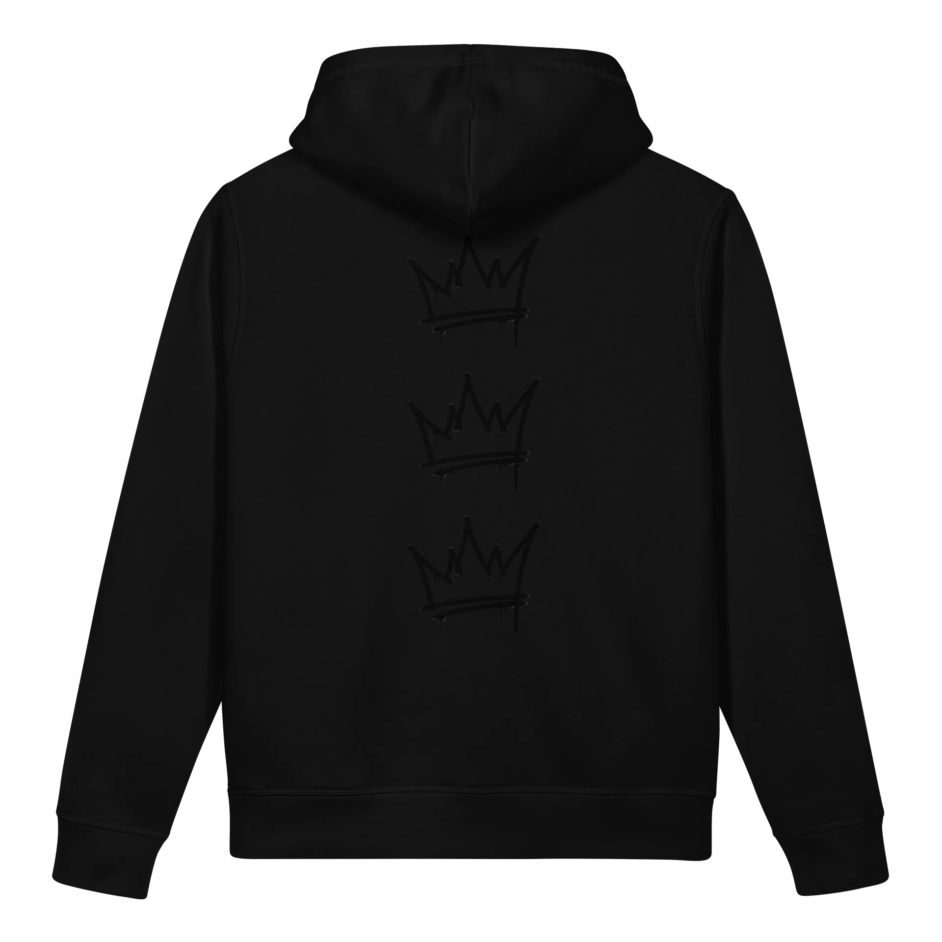 ONE KING Urban Trinity Side Pocket Hoodie black print product image (1)