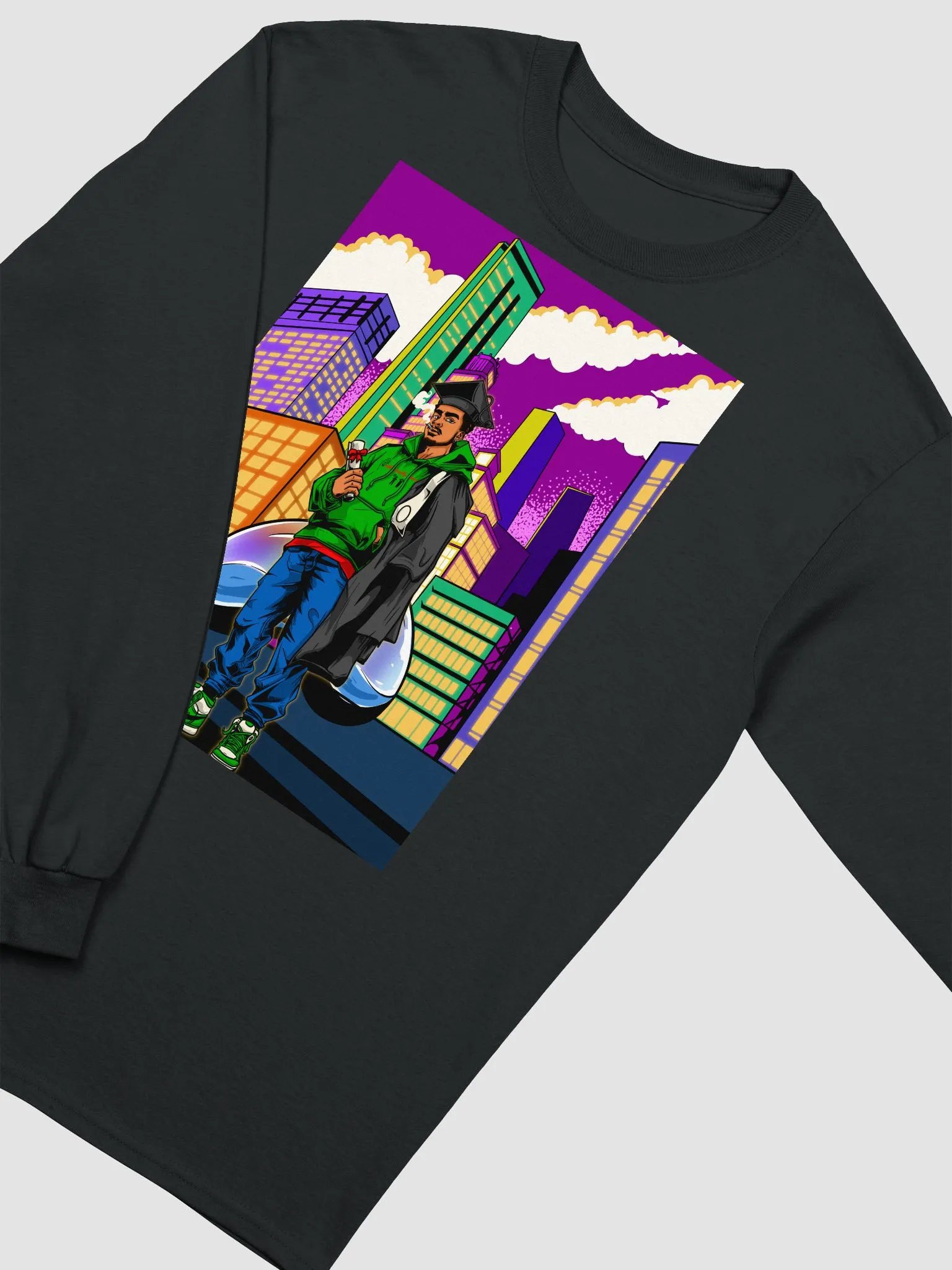 Intellectually Ignorant Graphic Long Sleeve Tee product image (21)