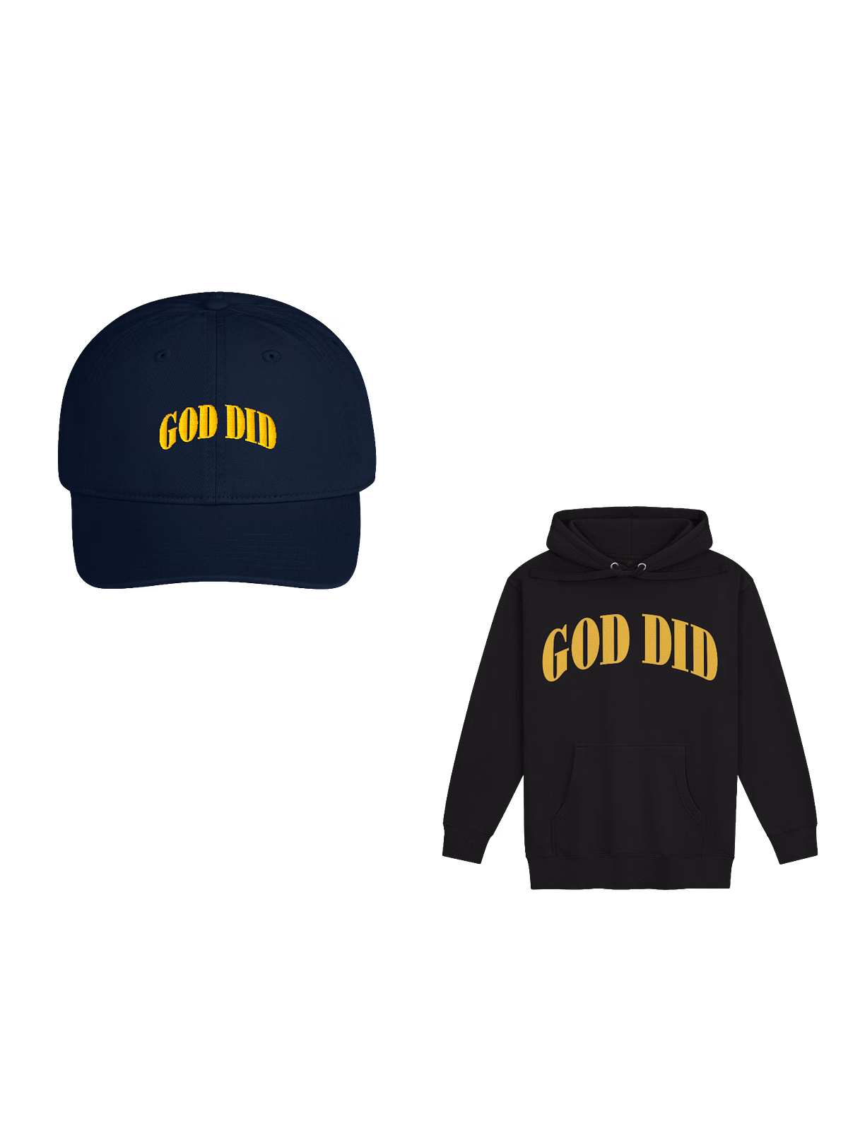 God Did Dad Hat and Hoodie bundle
