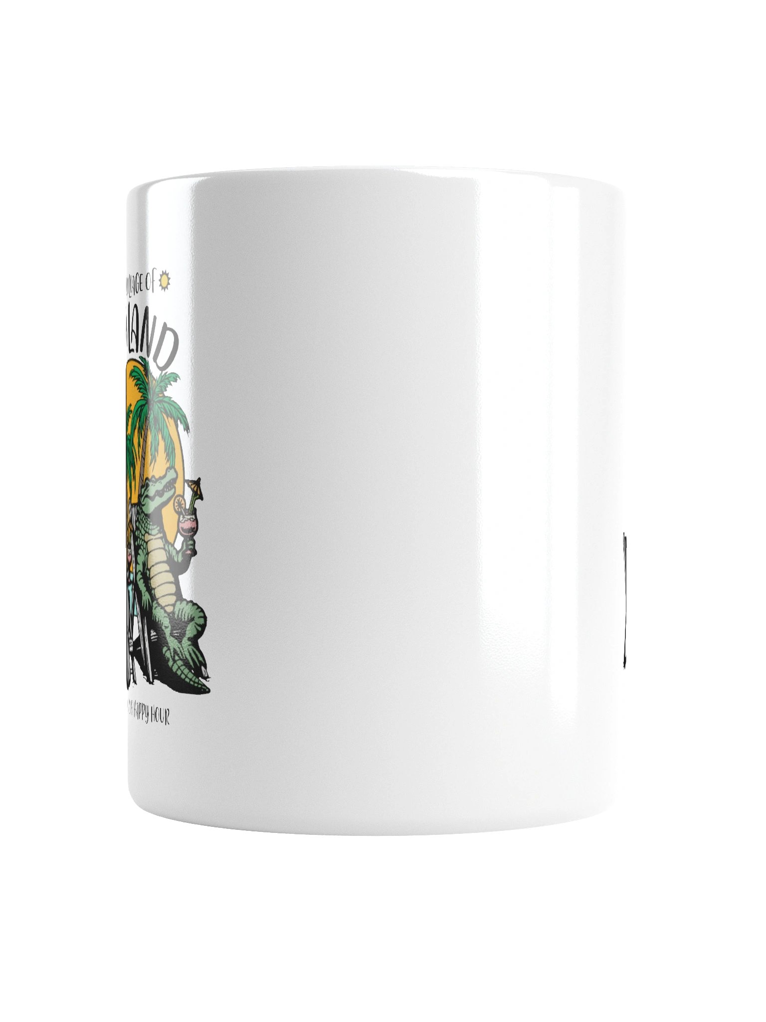 The Village of Ashland TV Florida USA Fun Manatee Alligator Design Coffee Mug product image (17)