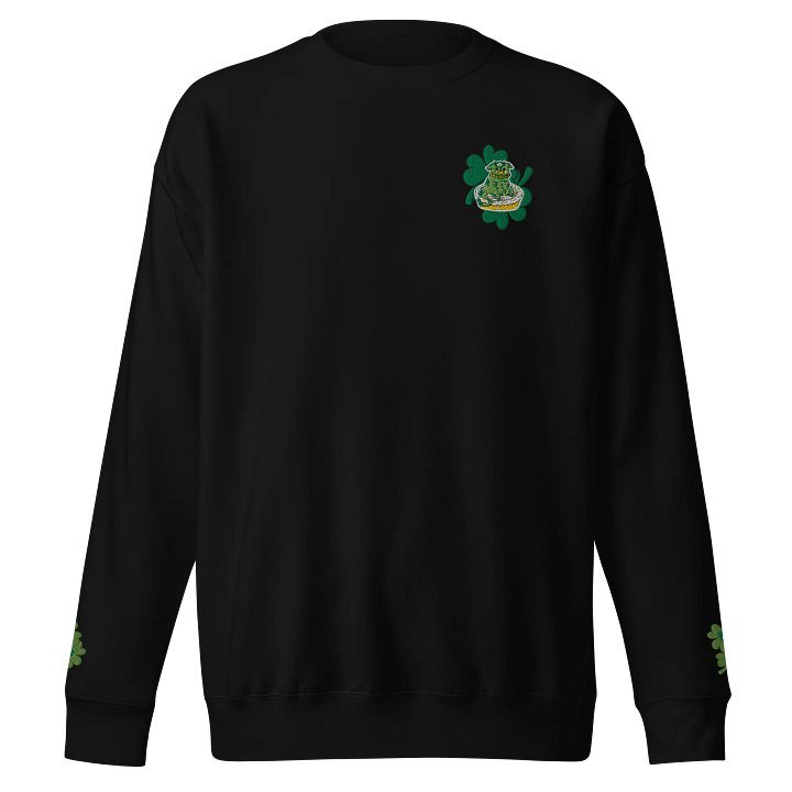 "cowseatpie" Embroidered Sweatshirt product image (1)