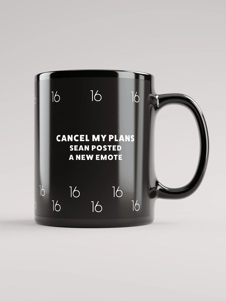 Cancel My Plans | NMS | Meme | 1 | Black Glossy Mug product image (1)