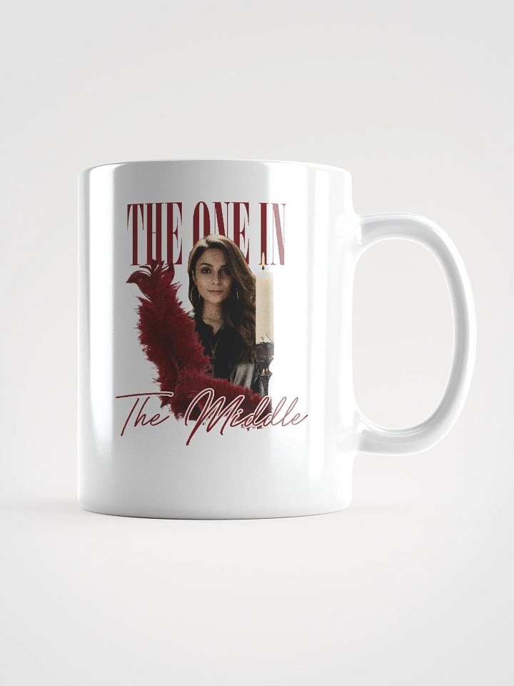The One In The Middle (White Mug - Red Version) product image (1)
