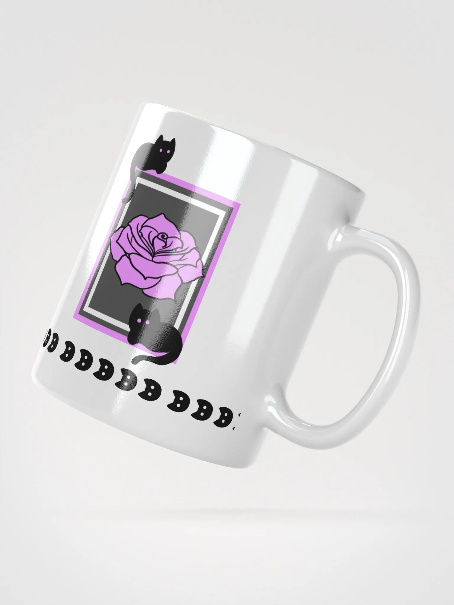 Kitten Framed Rose Mug product image (2)