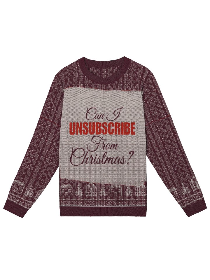 Unsubscribe | Knitted Crewneck Sweater Classic Fit product image (1)