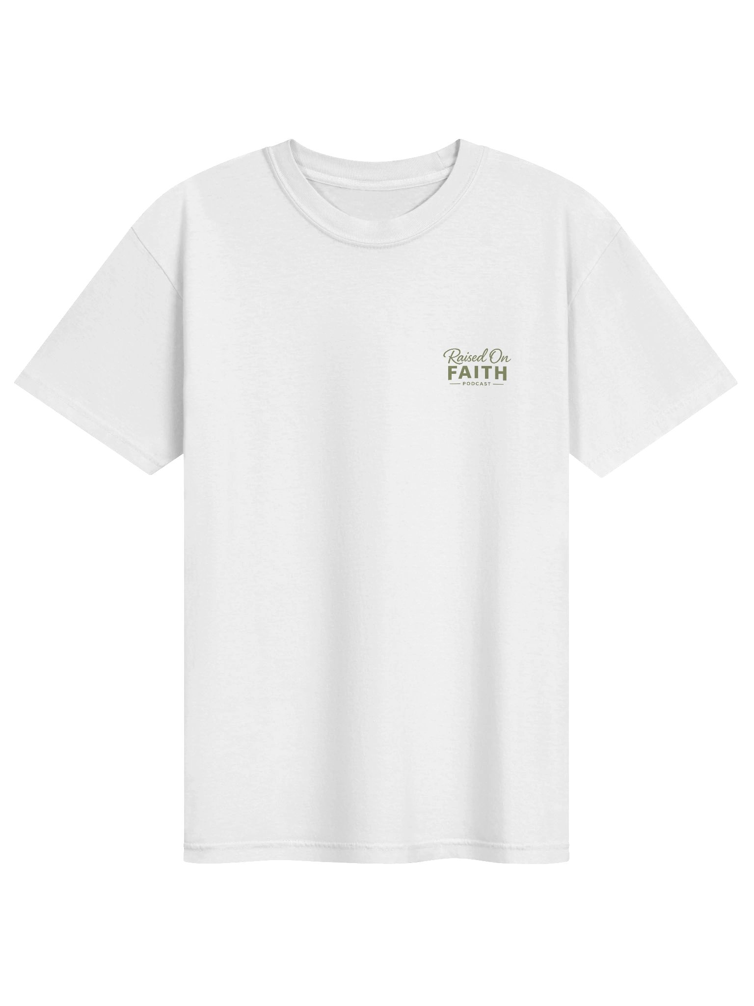 Raised on Faith Tee - White/Green product image (1)