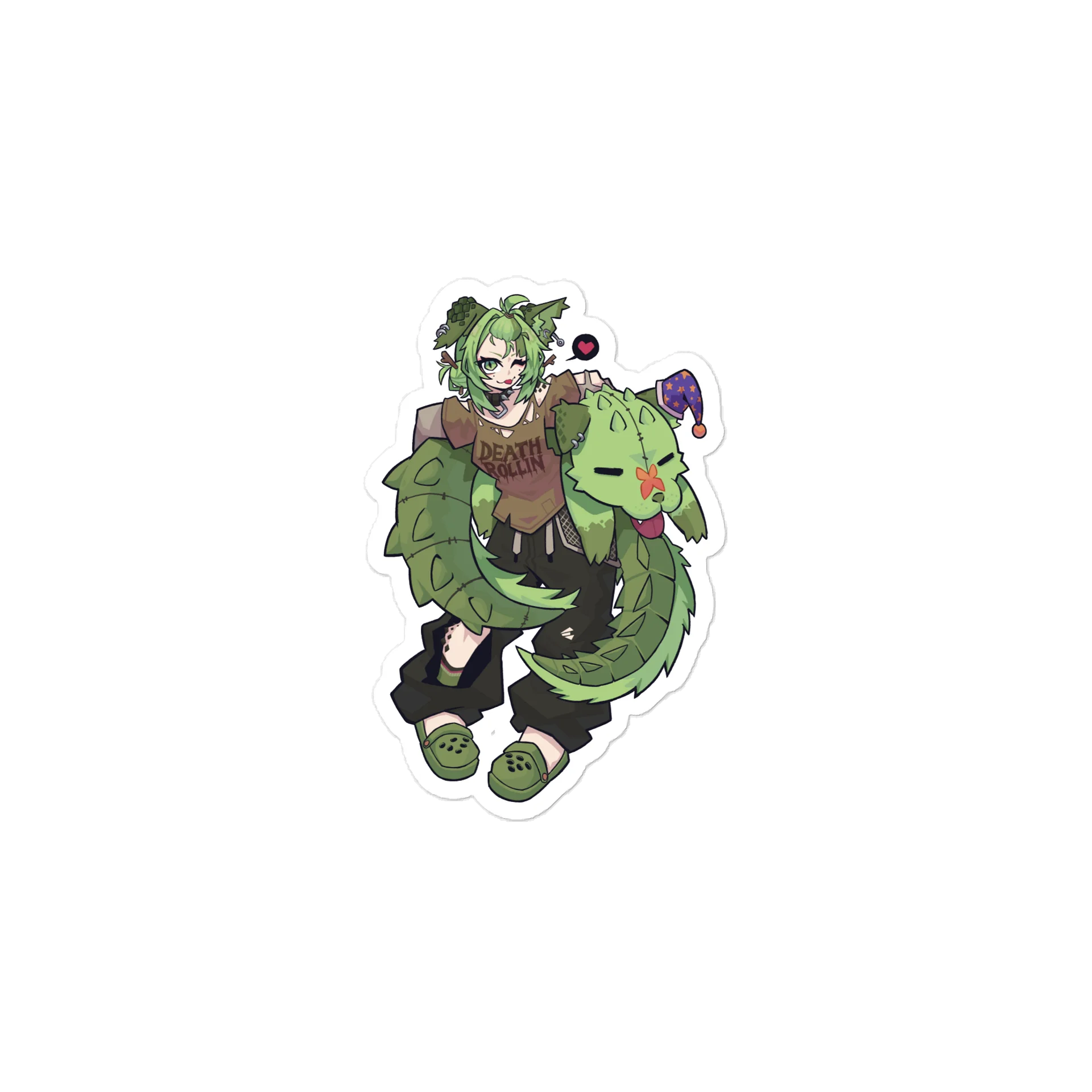 Death Rollin Plushie Sticker product image (1)