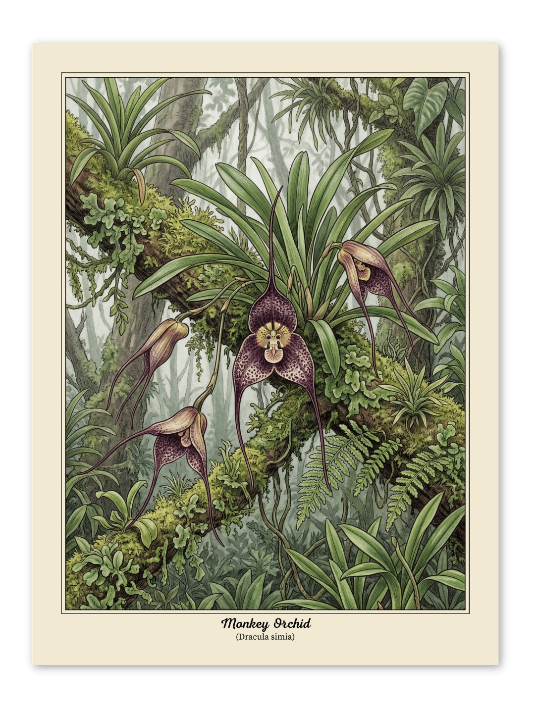 Monkey Orchid Poster product image (1)