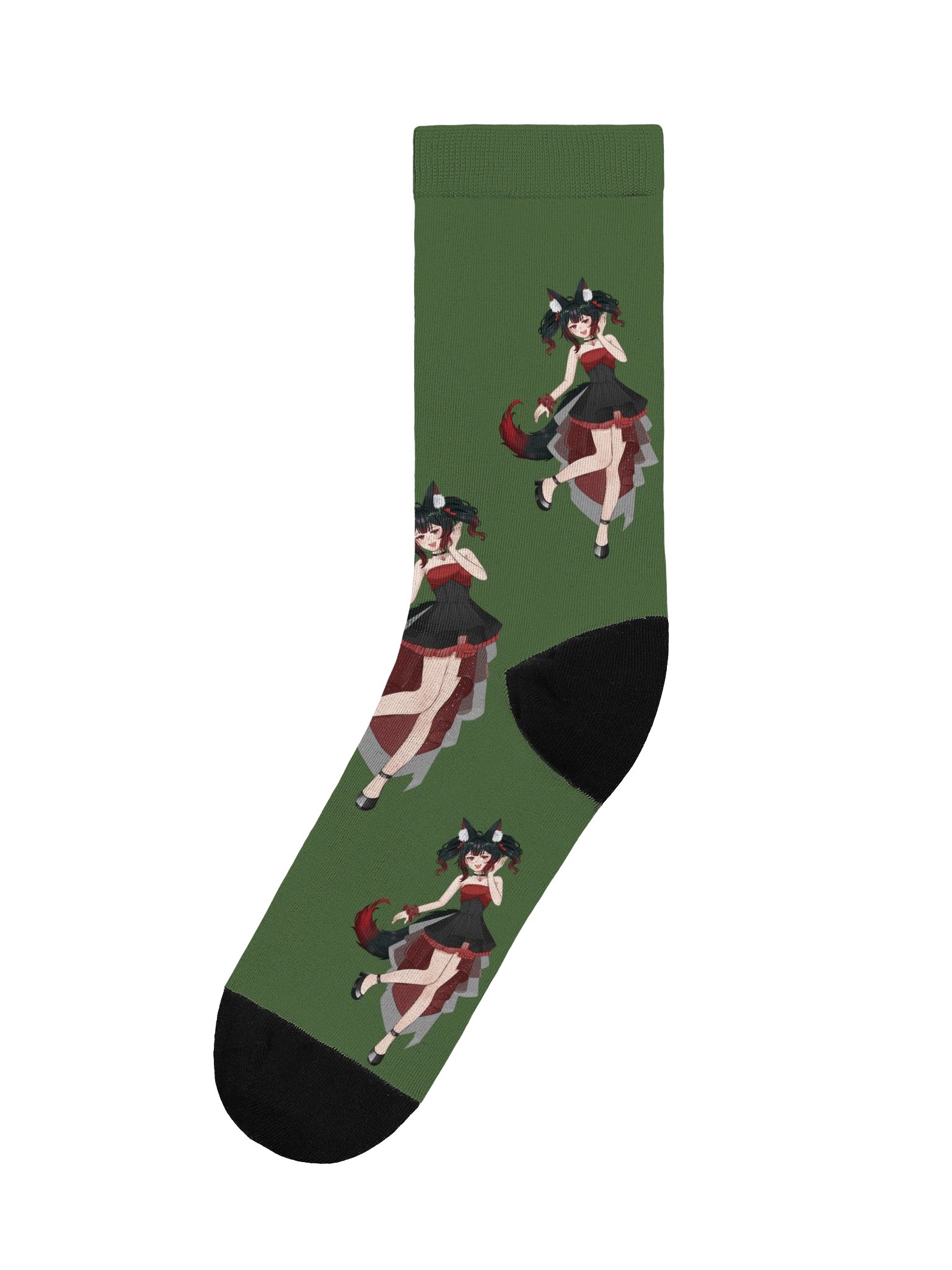 Pretty Fox — Collage Crew Socks product image (1)