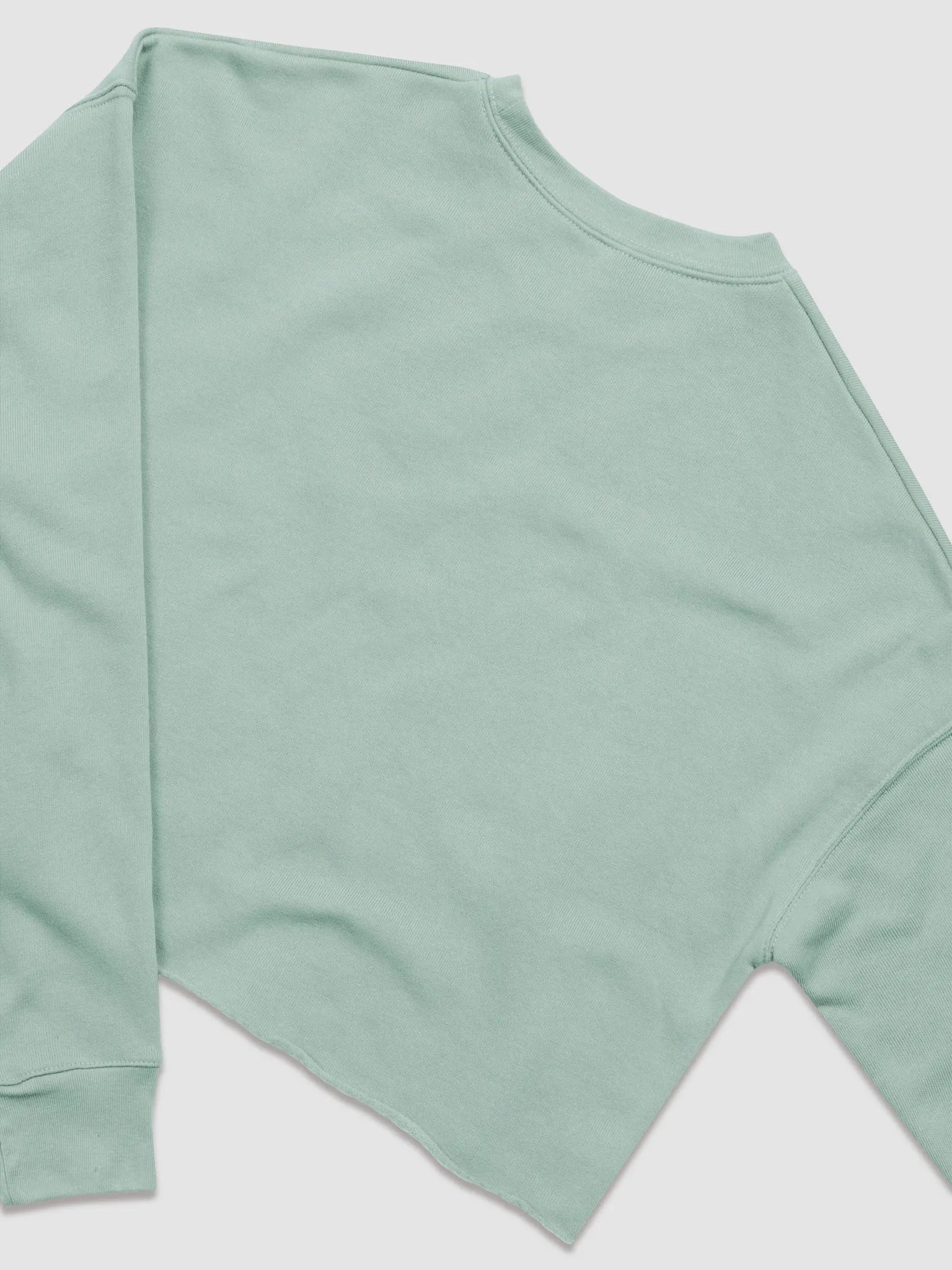 Columbia Road Market Midweight Fleece Crop Sweatshirt (Blue) product image (4)