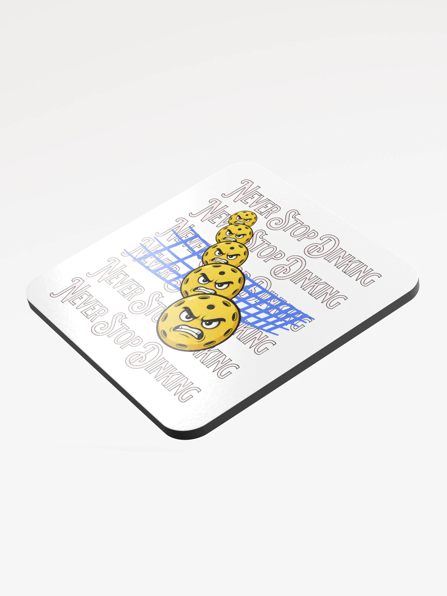 Never Stop Dinking Pickleball Dynamic Coaster Set product image (4)