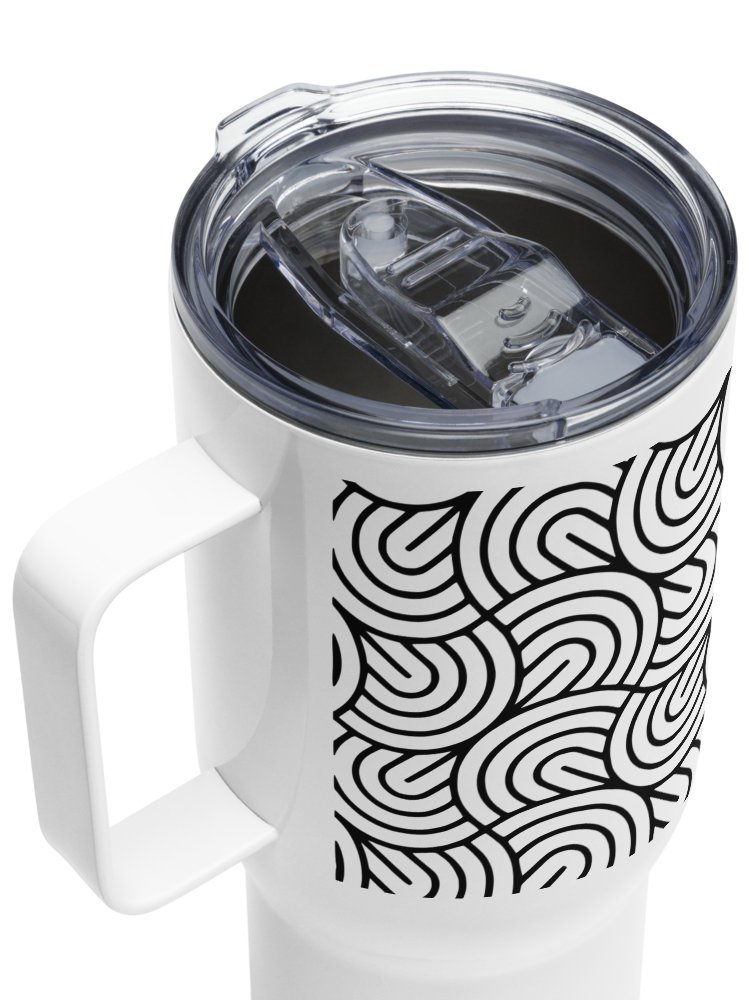 Monochrome Maze 25oz Travel Mug product image (11)