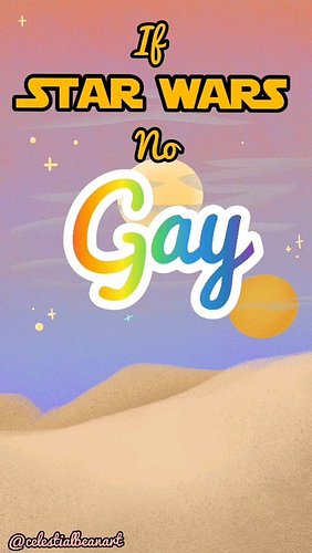 Gay the force be with y'all ❤🧡💛💚💙💜
#gaytheforce #maythe4th #starwars #lukeskywalker #gaytheforcebewithyou #gaystarwars