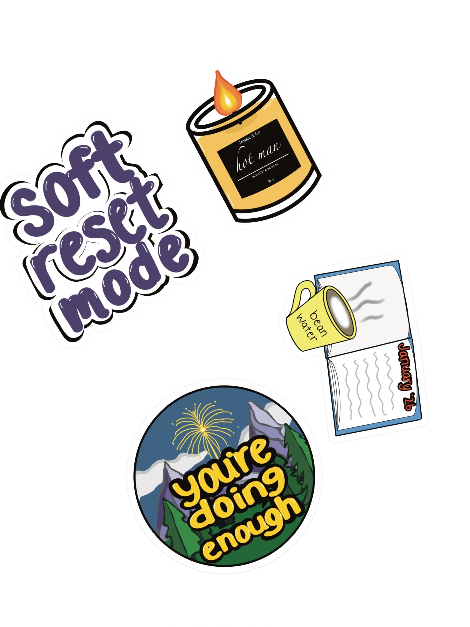 January Stickers '26 product image (1)