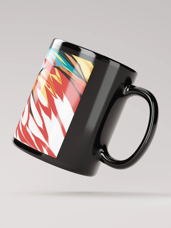 Dragon's Breath Black Glossy Mug - Premium Ceramic Coffee Mug for Fantasy Lovers product image (2)