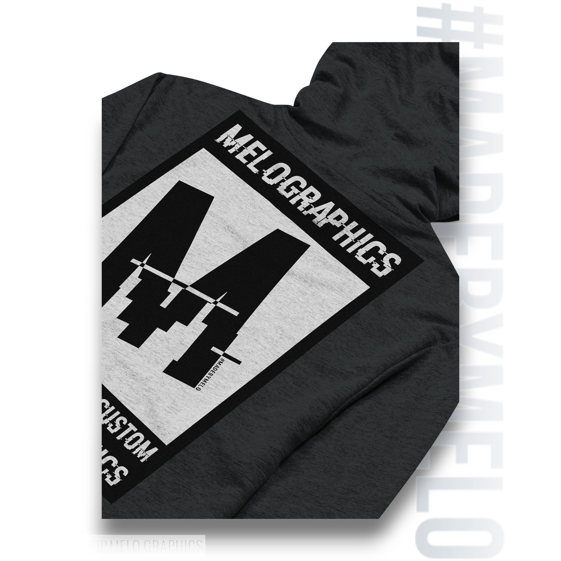 #MeloCrew Vibes: Duotone - Premium Lightweight Hoodie | #MadeByMELO product image (3)