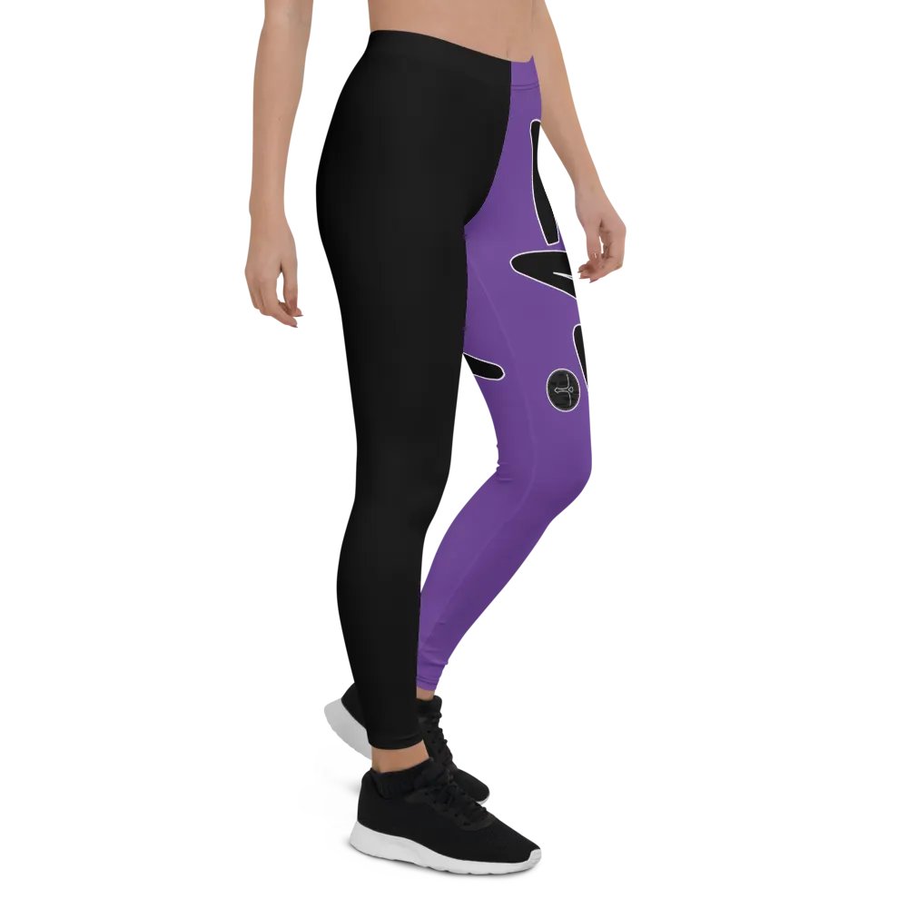 Love - Black & Purple - Leggings product image (7)